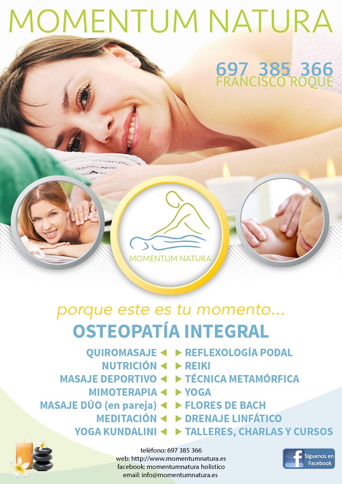 Osteopatía integral en Momentum Natura Madrid
